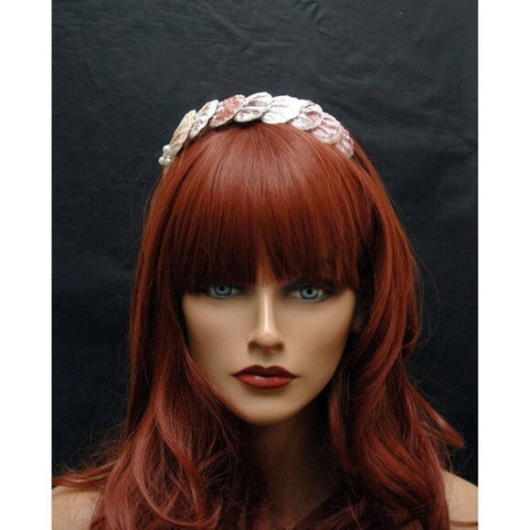 Handmade Seashell Headband OOAK - Picture 5 of 5